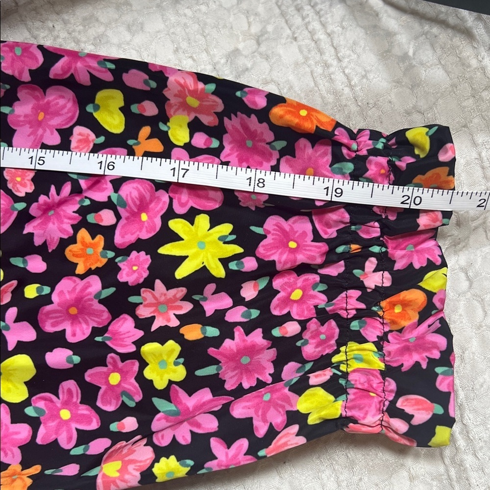 Kate Spade pink and black Floral jacket size M - Picture 7 of 12